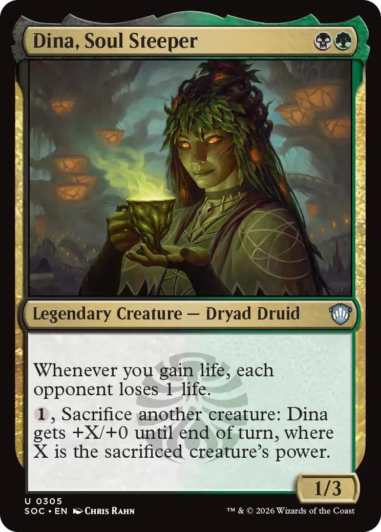 Image for Dina, Soul Steeper (305) (Secrets of Strixhaven) - Magic: The Gathering