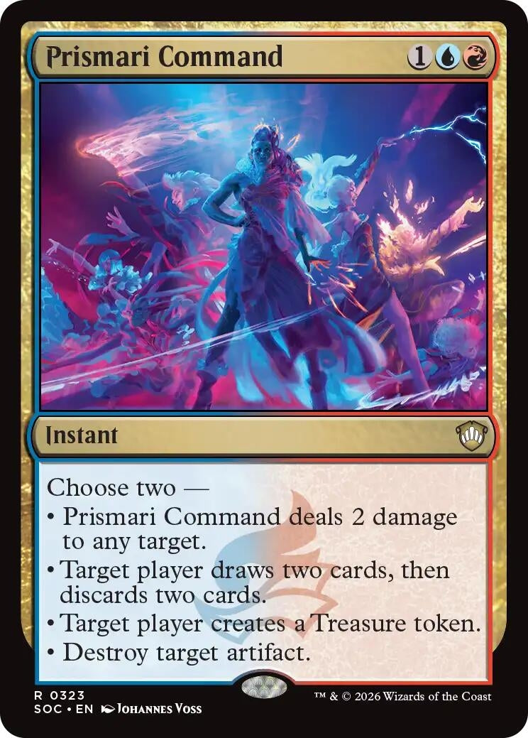 Image for Prismari Command (323) (Secrets of Strixhaven) - Magic: The Gathering