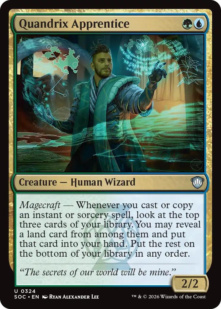 Image for Quandrix Apprentice (324) (Secrets of Strixhaven) - Magic: The Gathering