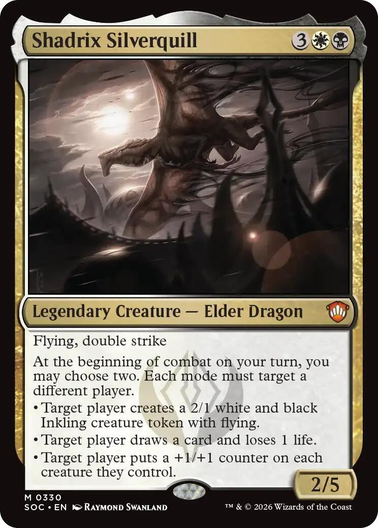Image for Shadrix Silverquill (330) (Secrets of Strixhaven) - Magic: The Gathering