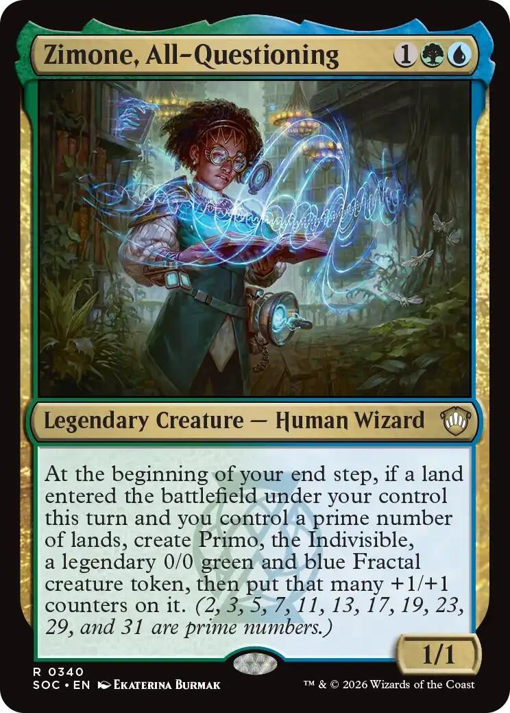 Image for Zimone, All-Questioning (340) (Secrets of Strixhaven) - Magic: The Gathering