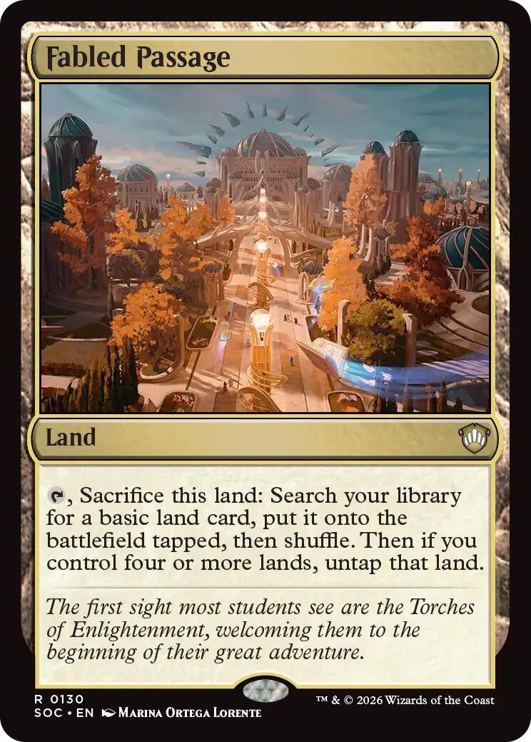 Image for Fabled Passage (130) (Secrets of Strixhaven) - Magic: The Gathering