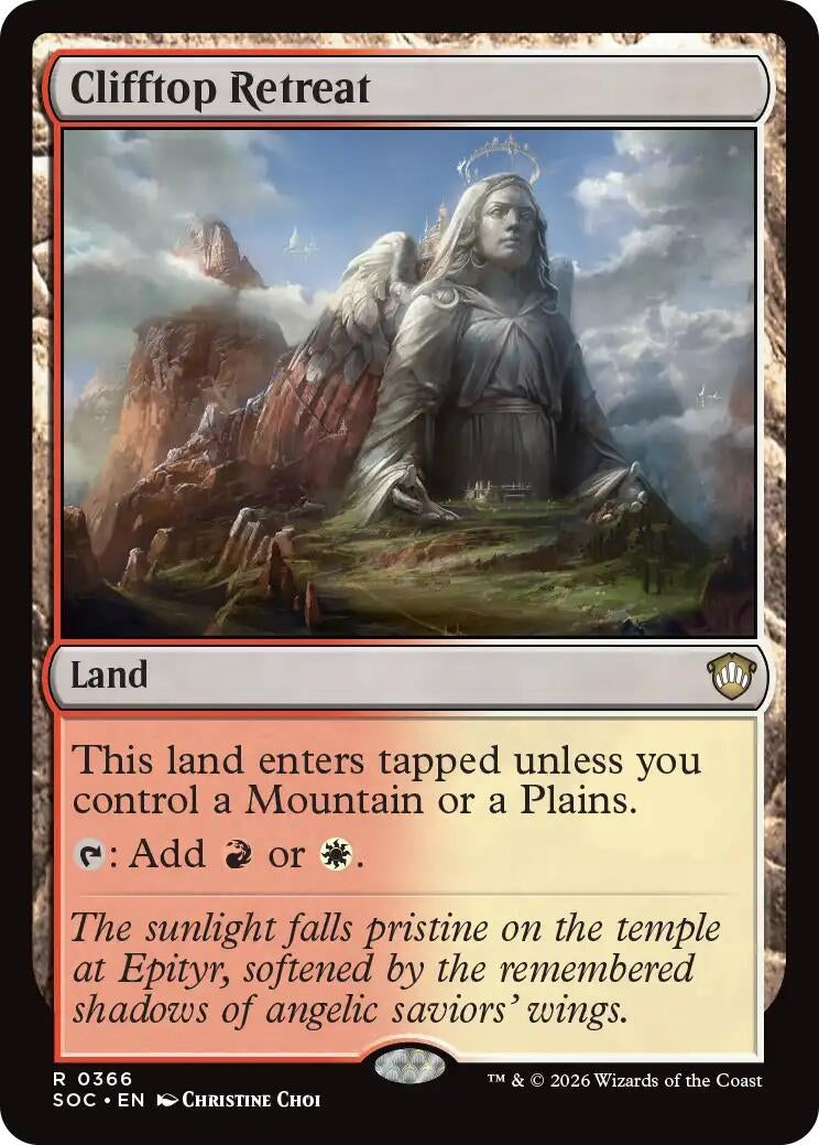 Image for Clifftop Retreat (366) (Secrets of Strixhaven) - Magic: The Gathering
