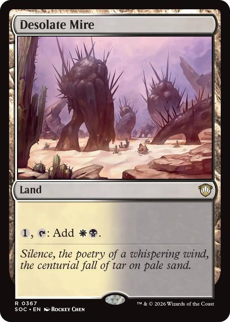 Image for Desolate Mire (367) (Secrets of Strixhaven) - Magic: The Gathering