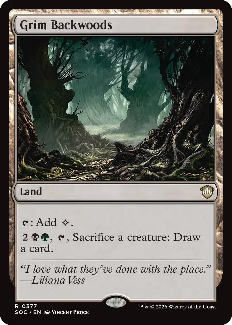 Image for Grim Backwoods (377) (Secrets of Strixhaven) - Magic: The Gathering