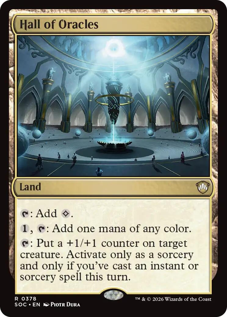Image for Hall of Oracles (378) (Secrets of Strixhaven) - Magic: The Gathering