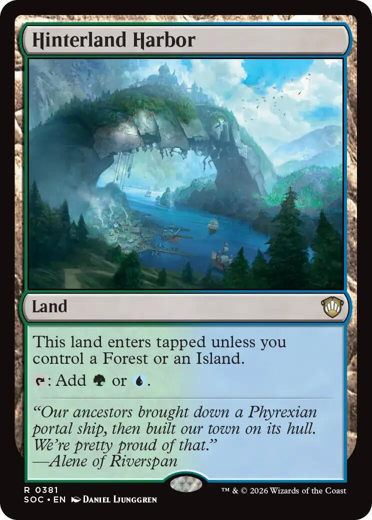 Image for Hinterland Harbor (381) (Secrets of Strixhaven) - Magic: The Gathering
