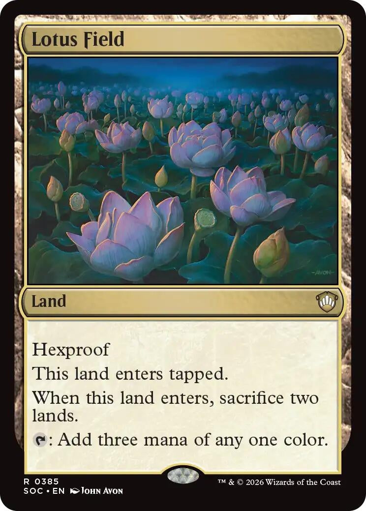 Image for Lotus Field (385) (Secrets of Strixhaven) - Magic: The Gathering