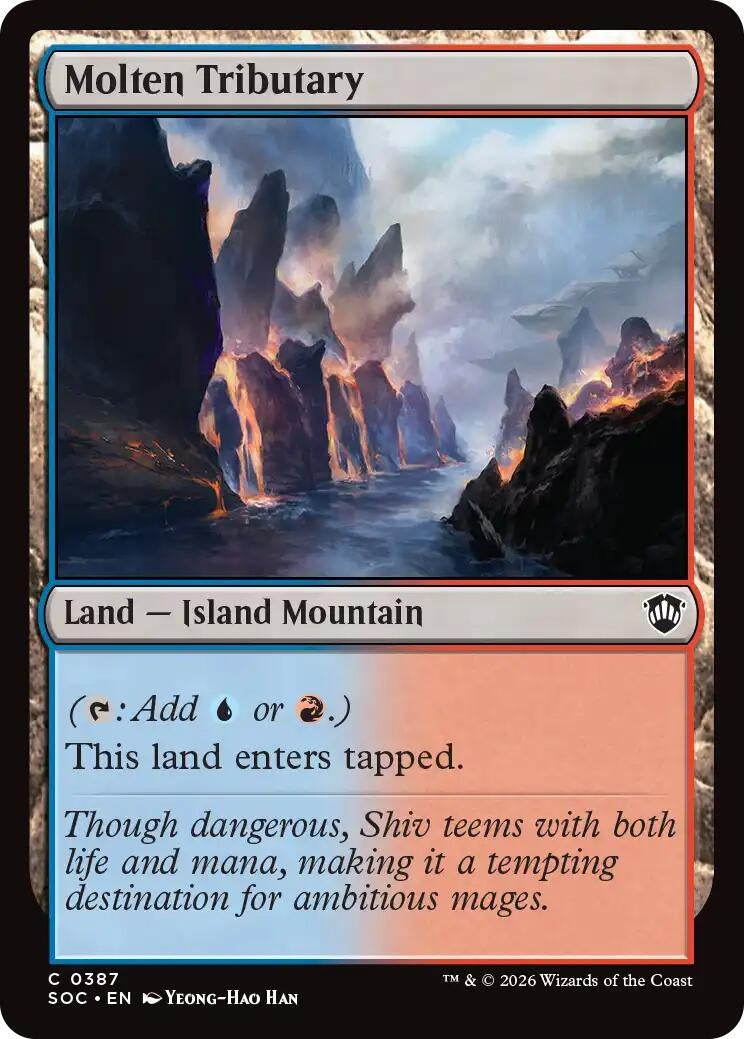 Image for Molten Tributary (387) (Secrets of Strixhaven) - Magic: The Gathering