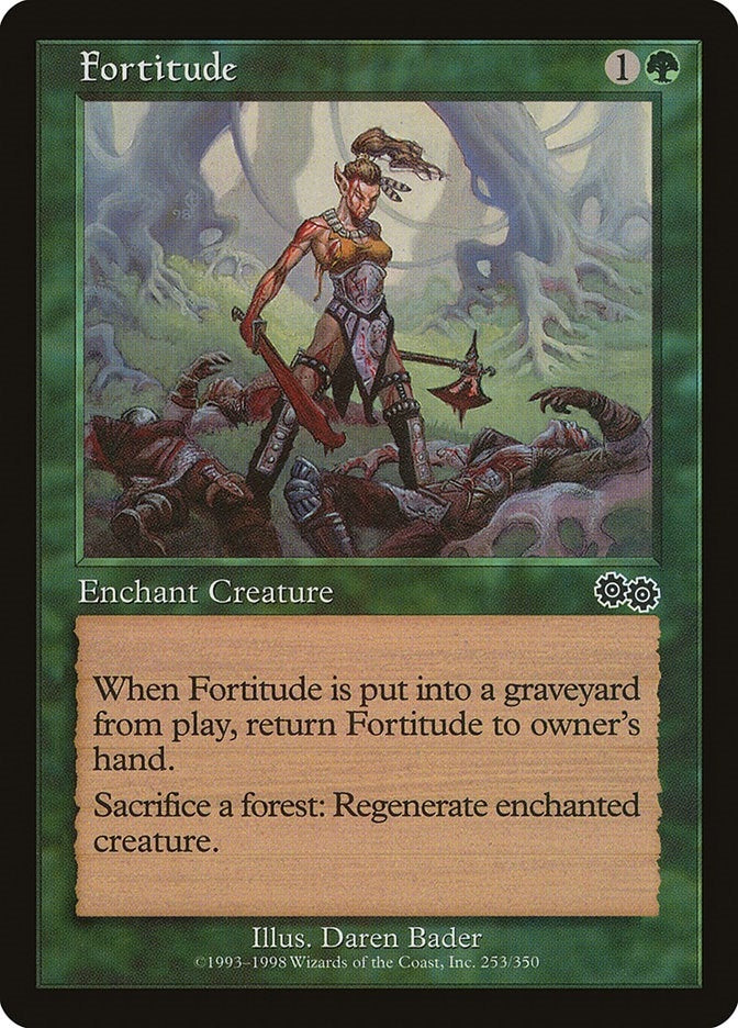 Image for Fortitude (253) (Urza's Saga) - Magic: The Gathering