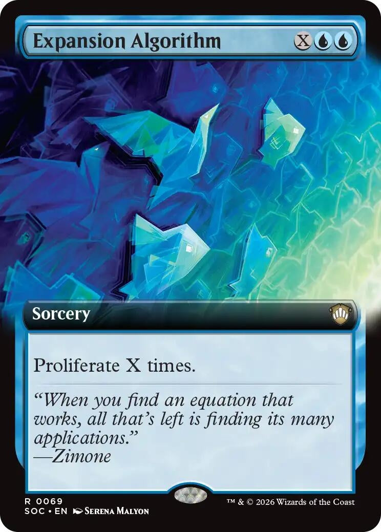Image for Expansion Algorithm (Extended Art) (69) (Secrets of Strixhaven) - Magic: The Gathering