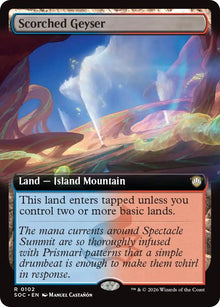 Image for Scorched Geyser (Extended Art) (102) (Secrets of Strixhaven) - Magic: The Gathering