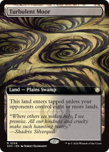 Image for Turbulent Moor (Extended Art) (104) (Secrets of Strixhaven) - Magic: The Gathering