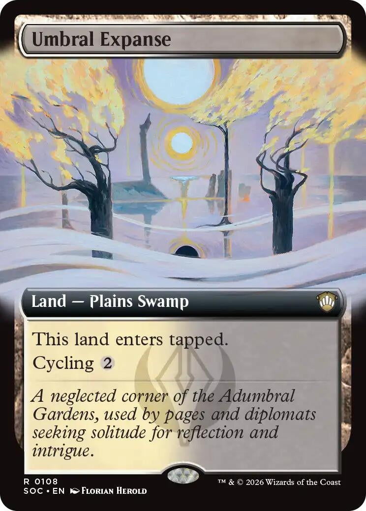 Image for Umbral Expanse (Extended Art) (108) (Secrets of Strixhaven) - Magic: The Gathering