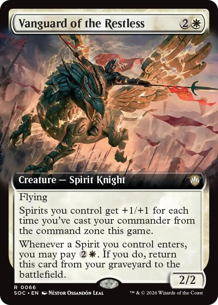 Image for Vanguard of the Restless (Extended Art) (66) (Secrets of Strixhaven) - Magic: The Gathering