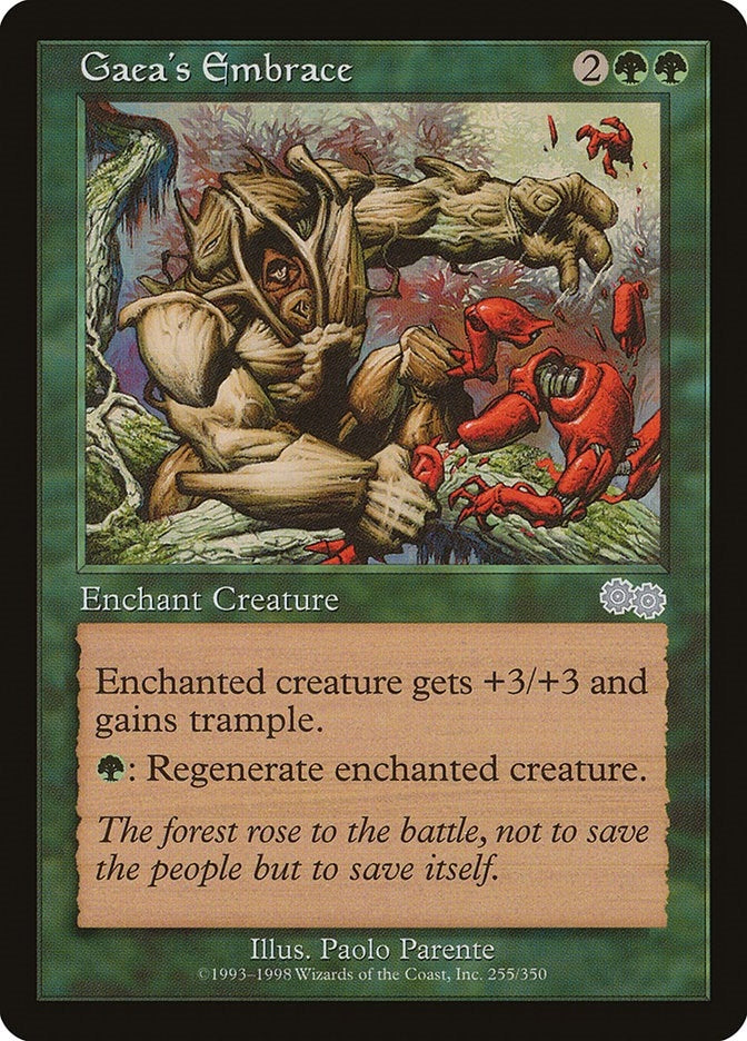 Image for Gaea's Embrace (255) (Urza's Saga) - Magic: The Gathering