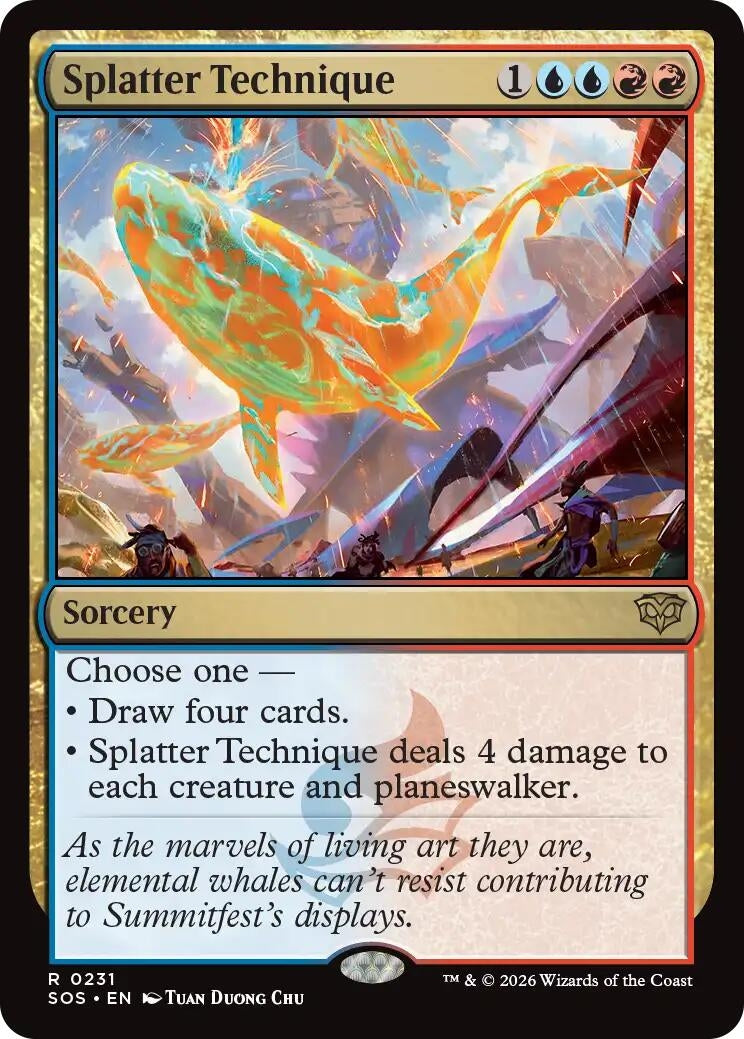 Image for Splatter Technique (231) (Secrets of Strixhaven) - Magic: The Gathering