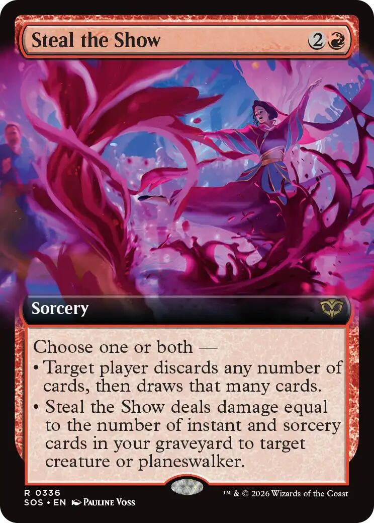 Image for Steal the Show (Extended Art) (336) (Secrets of Strixhaven) - Magic: The Gathering