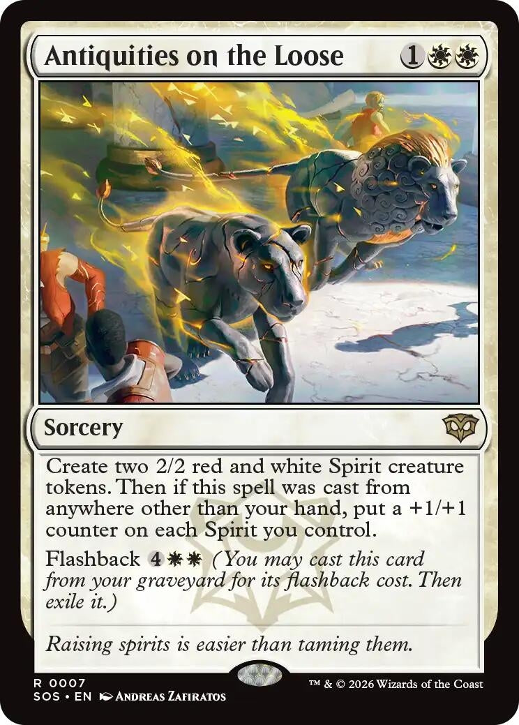 Image for Antiquities on the Loose (7) (Secrets of Strixhaven) - Magic: The Gathering
