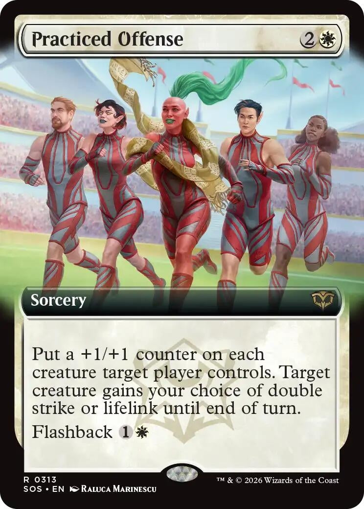 Image for Practiced Offense (Extended Art) (313) (Secrets of Strixhaven) - Magic: The Gathering