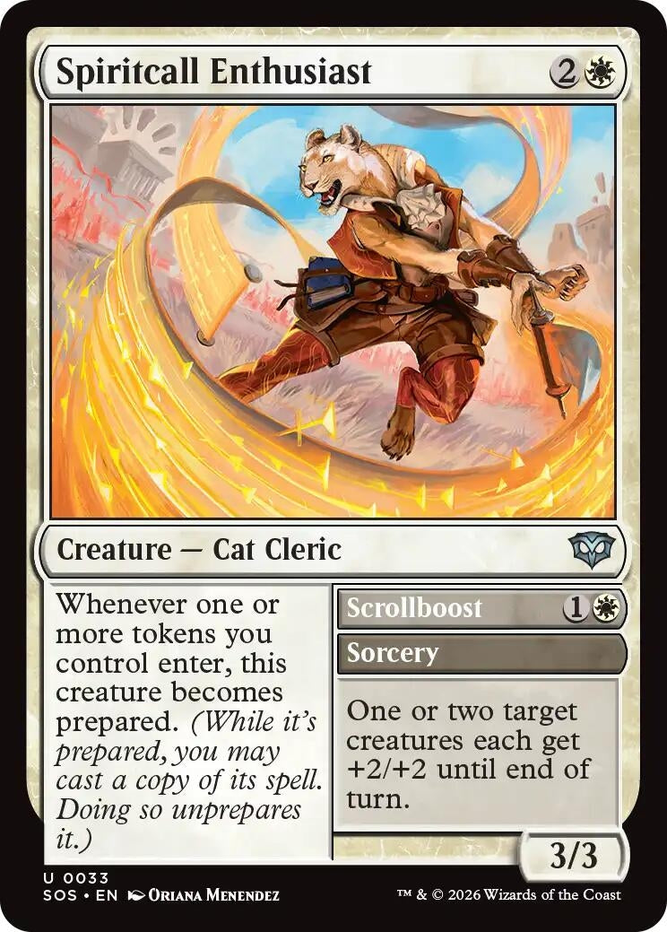 Image for Spiritcall Enthusiast (33) (Secrets of Strixhaven) - Magic: The Gathering