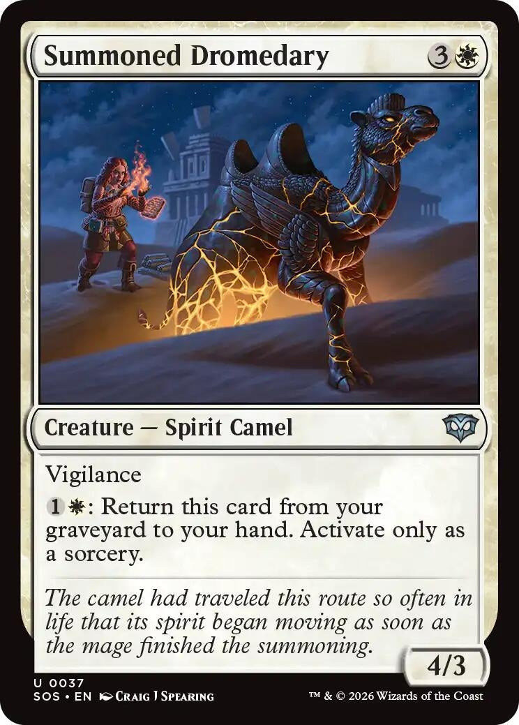 Image for Summoned Dromedary (37) (Secrets of Strixhaven) - Magic: The Gathering