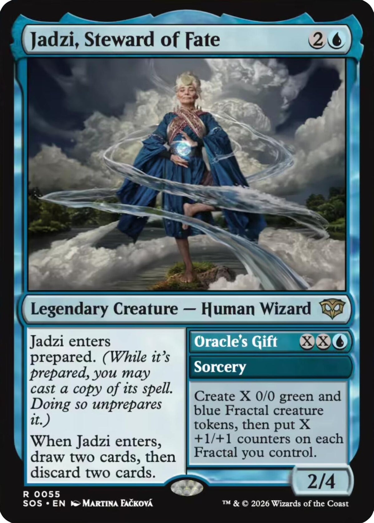 Image for Jadzi, Steward of Fate (55) (Secrets of Strixhaven) - Magic: The Gathering
