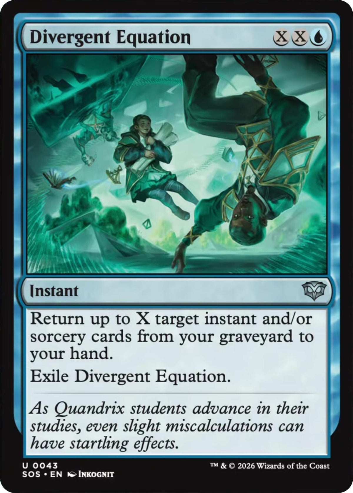 Image for Divergent Equation (43) (Secrets of Strixhaven) - Magic: The Gathering