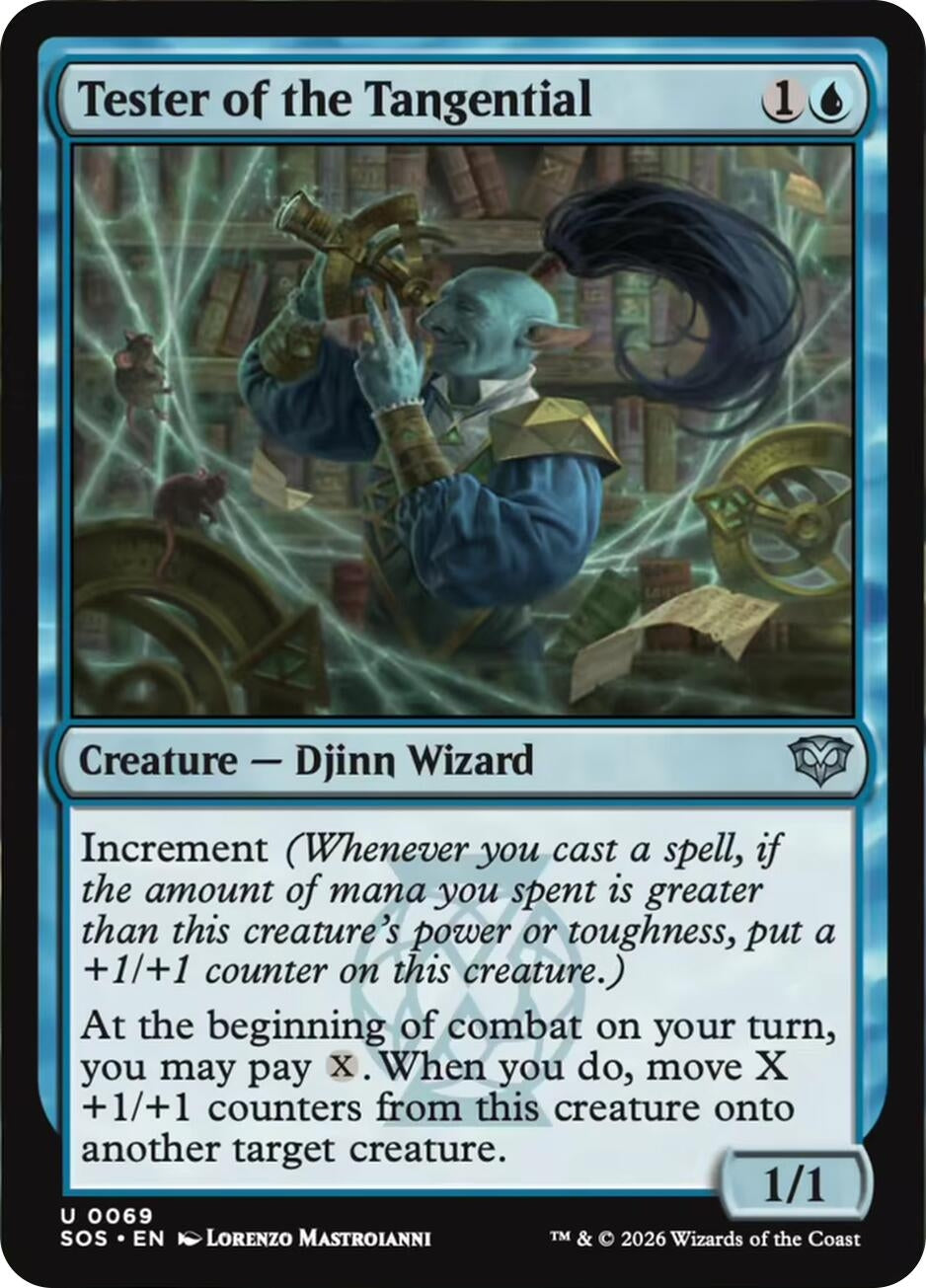 Image for Tester of the Tangential (69) (Secrets of Strixhaven) - Magic: The Gathering