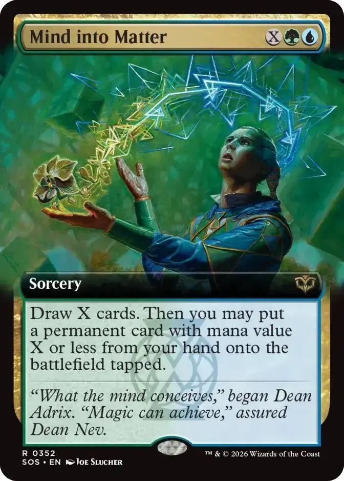 Image for Mind into Matter (Extended Art) (352) (Secrets of Strixhaven) - Magic: The Gathering