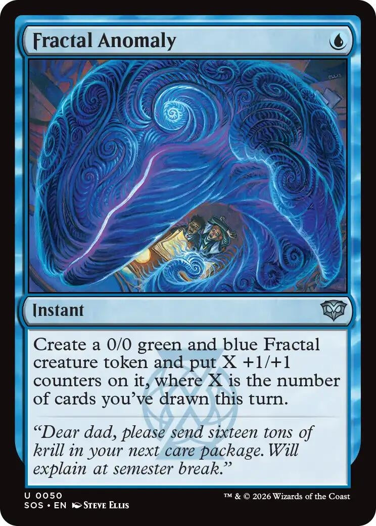 Fractal Anomaly (50) (Secrets of Strixhaven)
