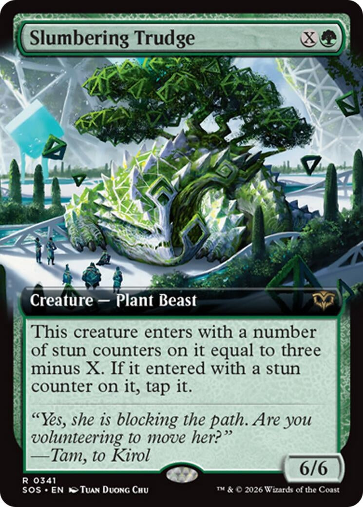 Image for Slumbering Trudge (Extended Art) (341) (Secrets of Strixhaven) - Magic: The Gathering