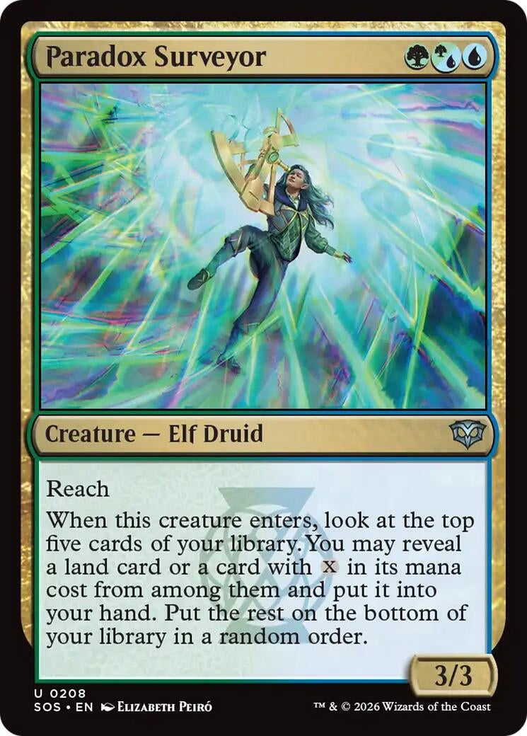 Image for Paradox Surveyor (208) (Secrets of Strixhaven) - Magic: The Gathering