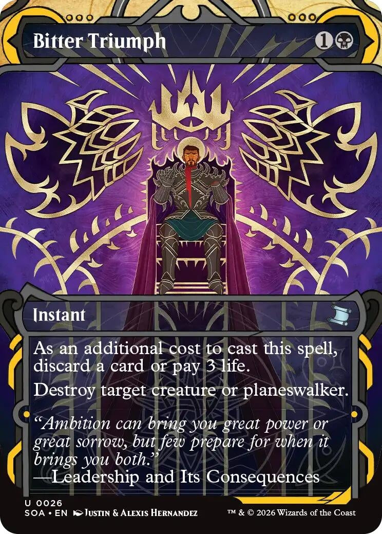 Image for Bitter Triumph (26) (Secrets of Strixhaven: Mystical Archive) - Magic: The Gathering