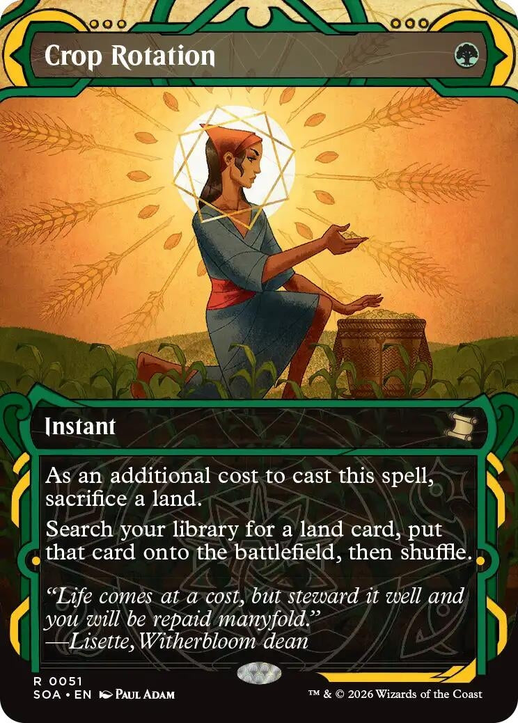 Image for Crop Rotation (51) (Secrets of Strixhaven: Mystical Archive) - Magic: The Gathering