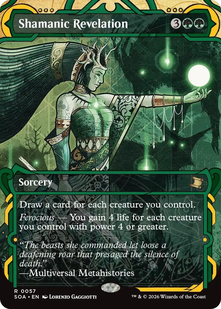 Image for Shamanic Revelation (57) (Secrets of Strixhaven: Mystical Archive) - Magic: The Gathering