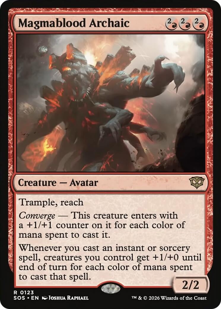 Image for Magmablood Archaic (123) (Secrets of Strixhaven) - Magic: The Gathering