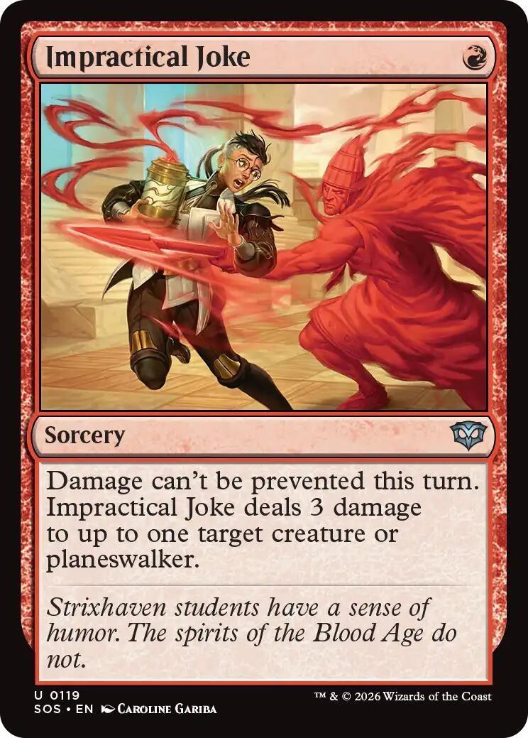 Image for Impractical Joke (119) (Secrets of Strixhaven) - Magic: The Gathering