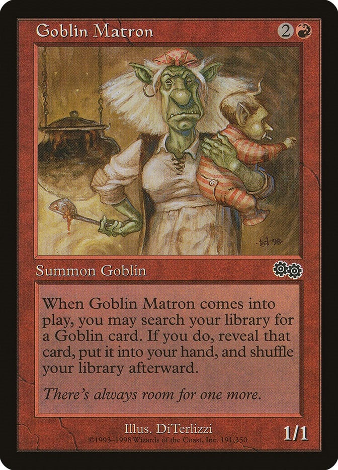Image for Goblin Matron (191) (Urza's Saga) - Magic: The Gathering