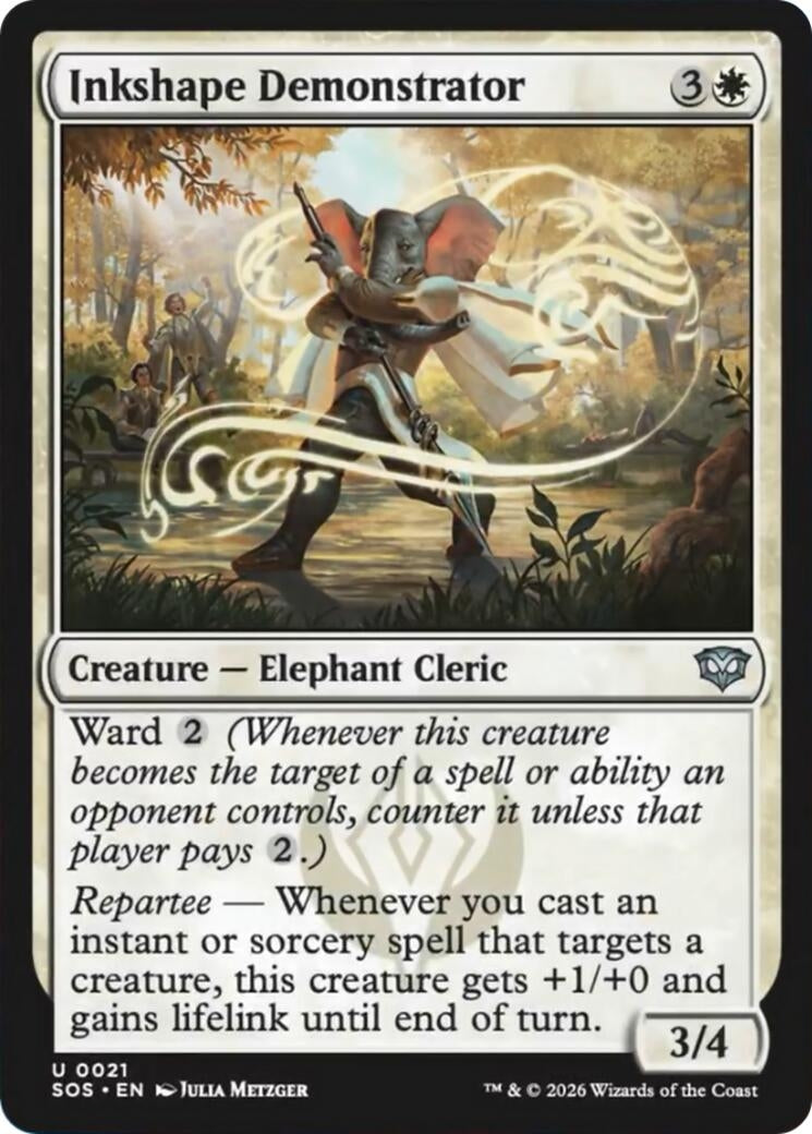 Image for Inkshape Demonstrator (21) (Secrets of Strixhaven) - Magic: The Gathering