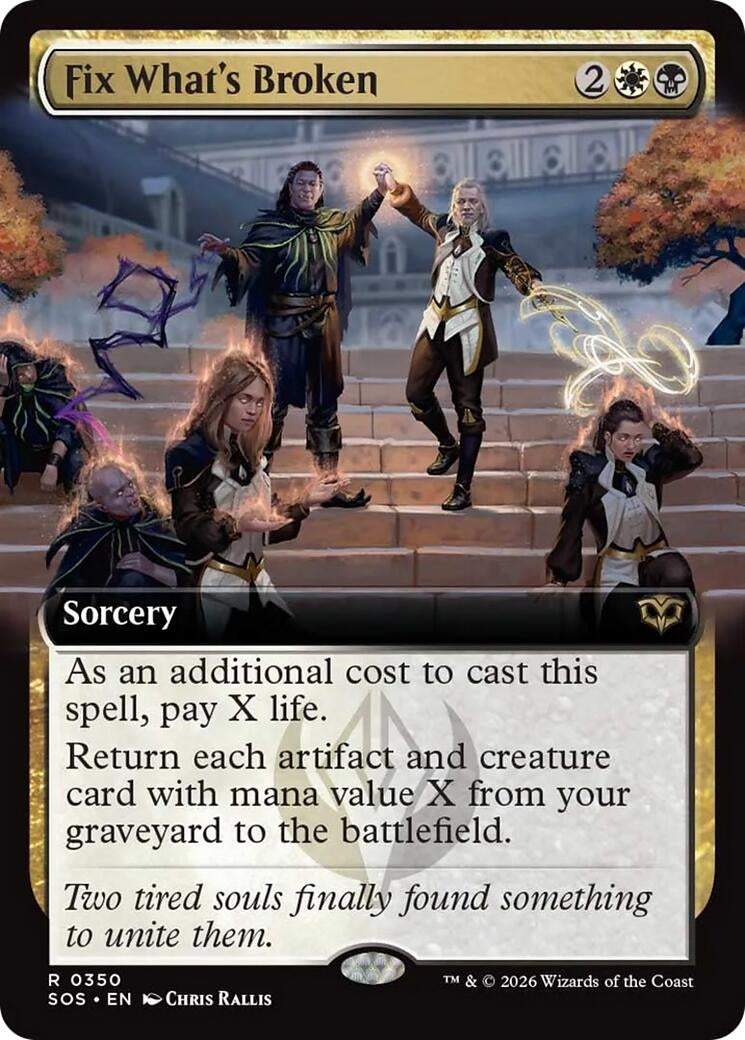 Fix What's Broken (Extended Art) (350) (Secrets of Strixhaven)