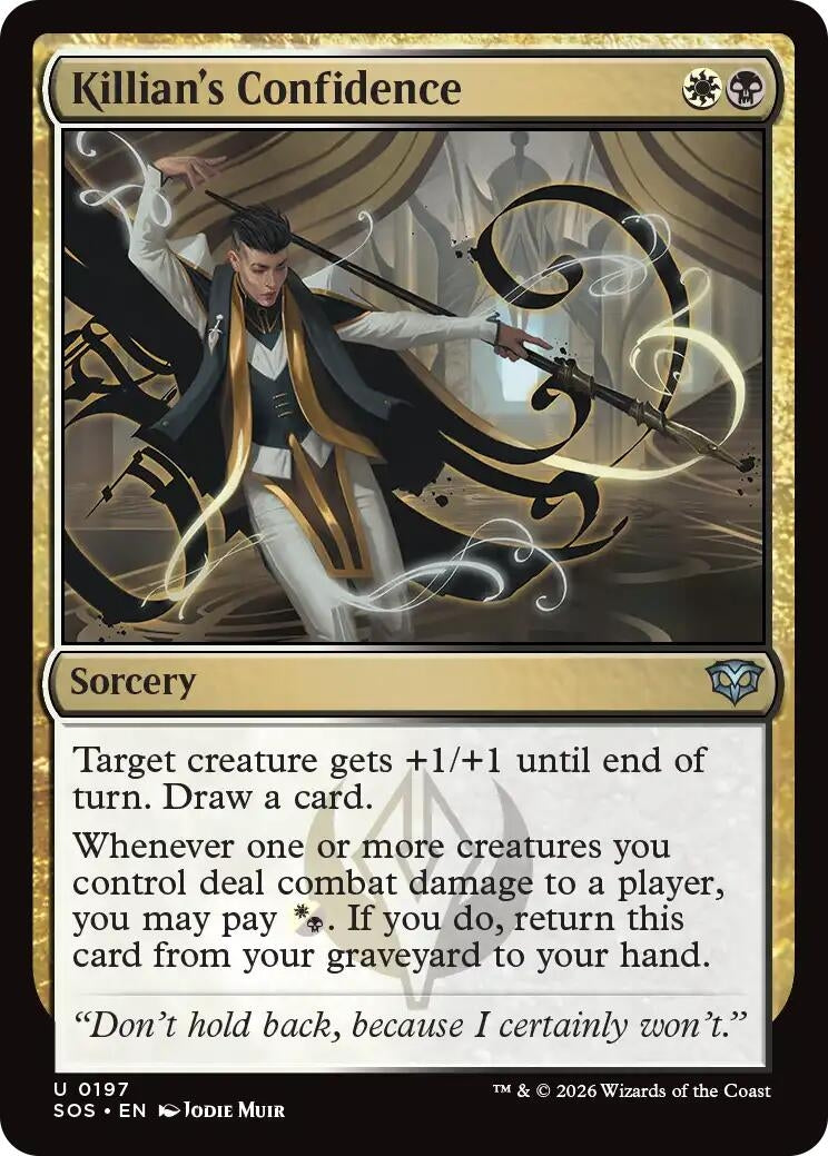 Image for Killian's Confidence (197) (Secrets of Strixhaven) - Magic: The Gathering