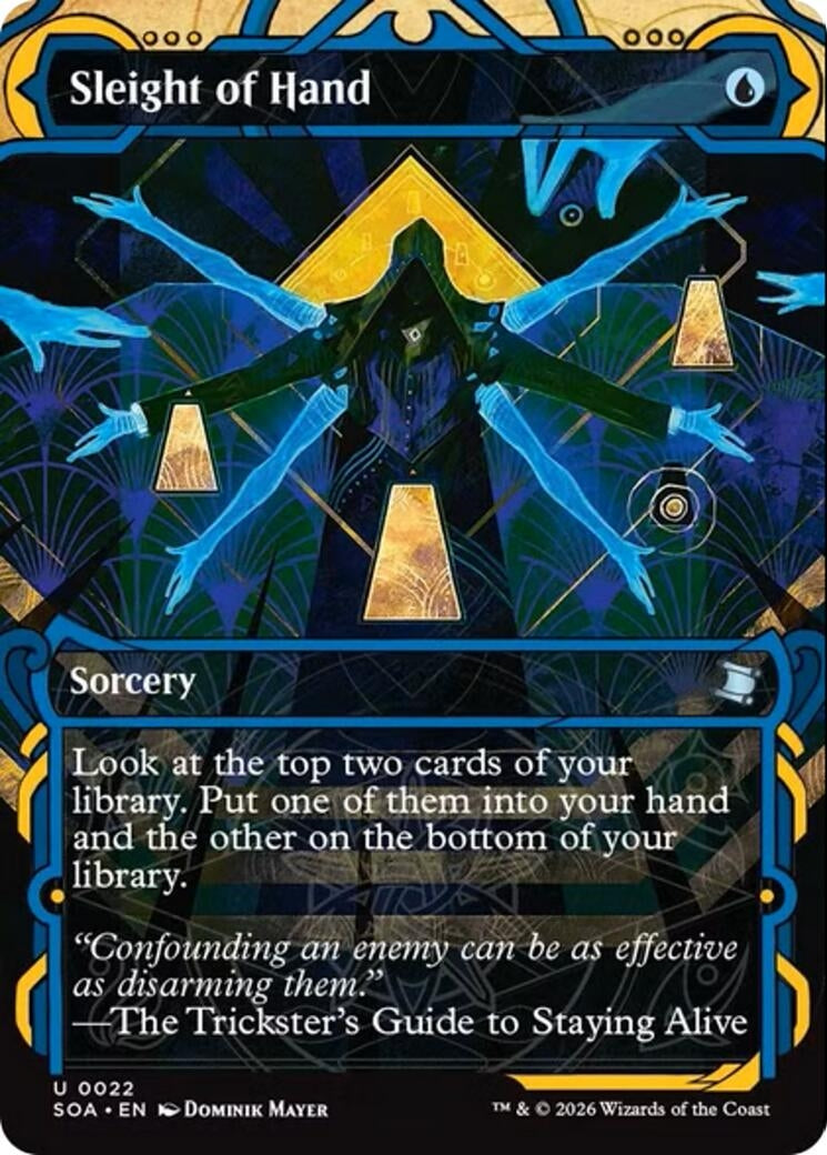 Image for Sleight of Hand (22) (Secrets of Strixhaven: Mystical Archive) - Magic: The Gathering