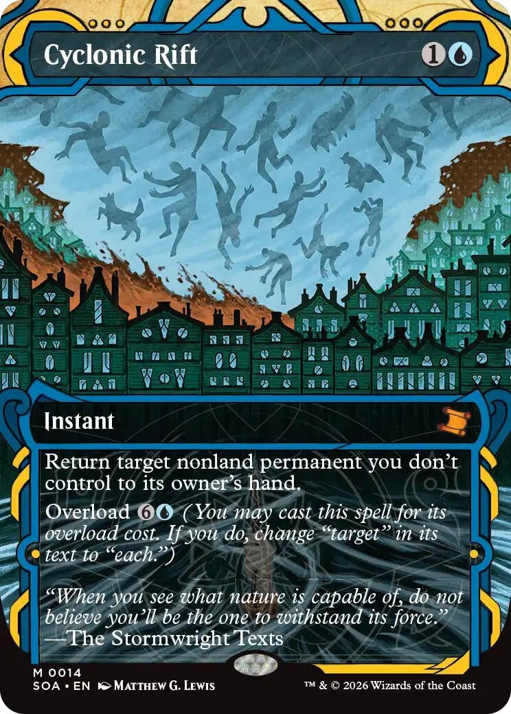 Image for Cyclonic Rift (14) (Secrets of Strixhaven: Mystical Archive) - Magic: The Gathering