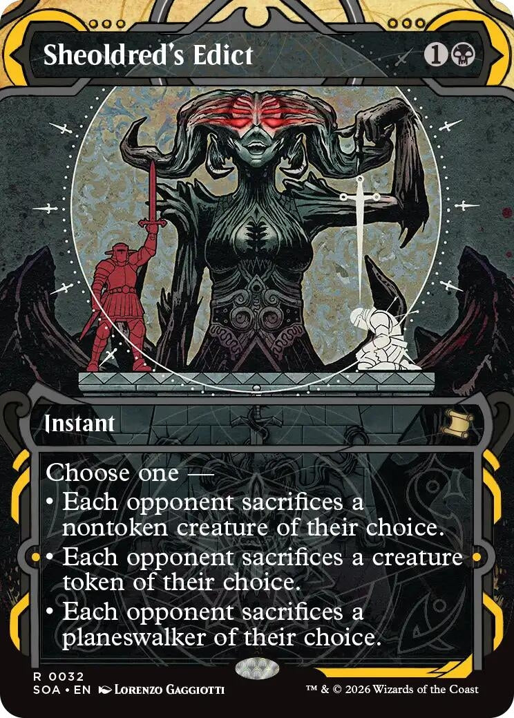 Image for Sheoldred's Edict (32) (Secrets of Strixhaven: Mystical Archive) - Magic: The Gathering
