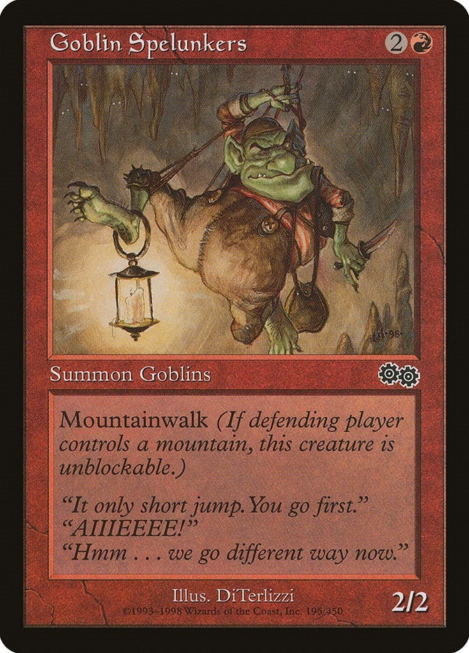Image for Goblin Spelunkers (195) (Urza's Saga) - Magic: The Gathering