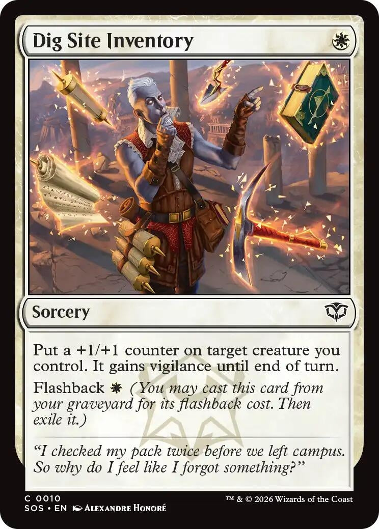 Image for Dig Site Inventory (10) (Secrets of Strixhaven) - Magic: The Gathering
