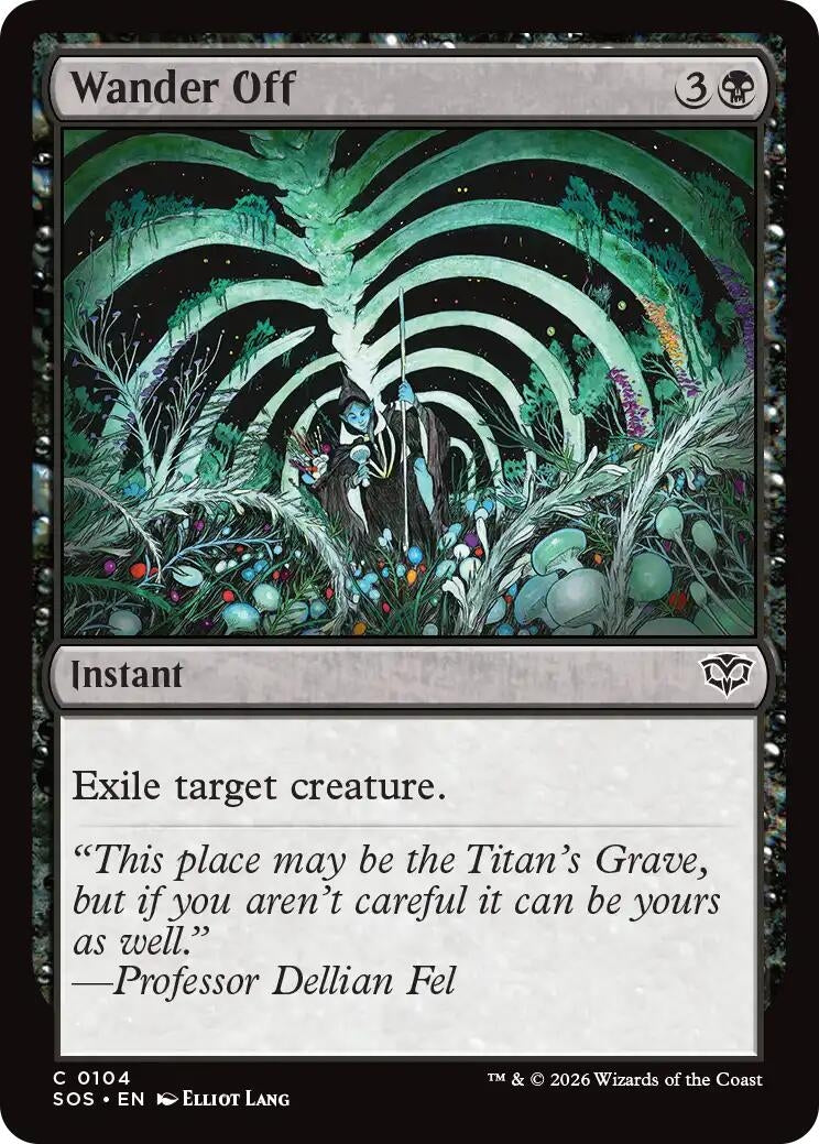 Image for Wander Off (104) (Secrets of Strixhaven) - Magic: The Gathering