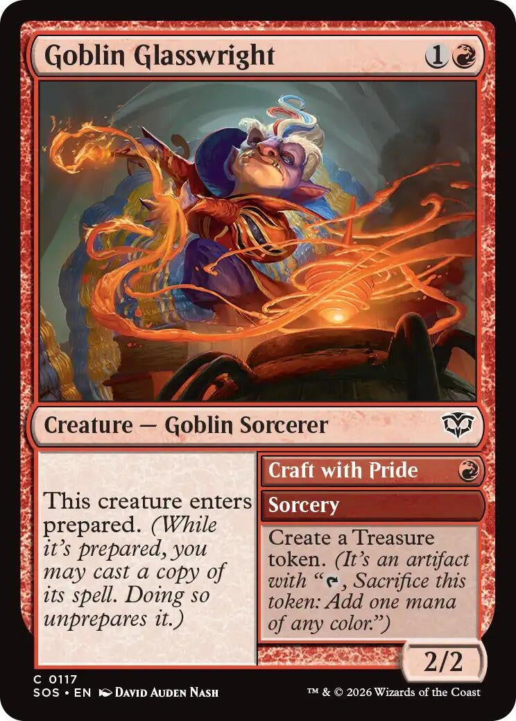 Image for Goblin Glasswright (117) (Secrets of Strixhaven) - Magic: The Gathering