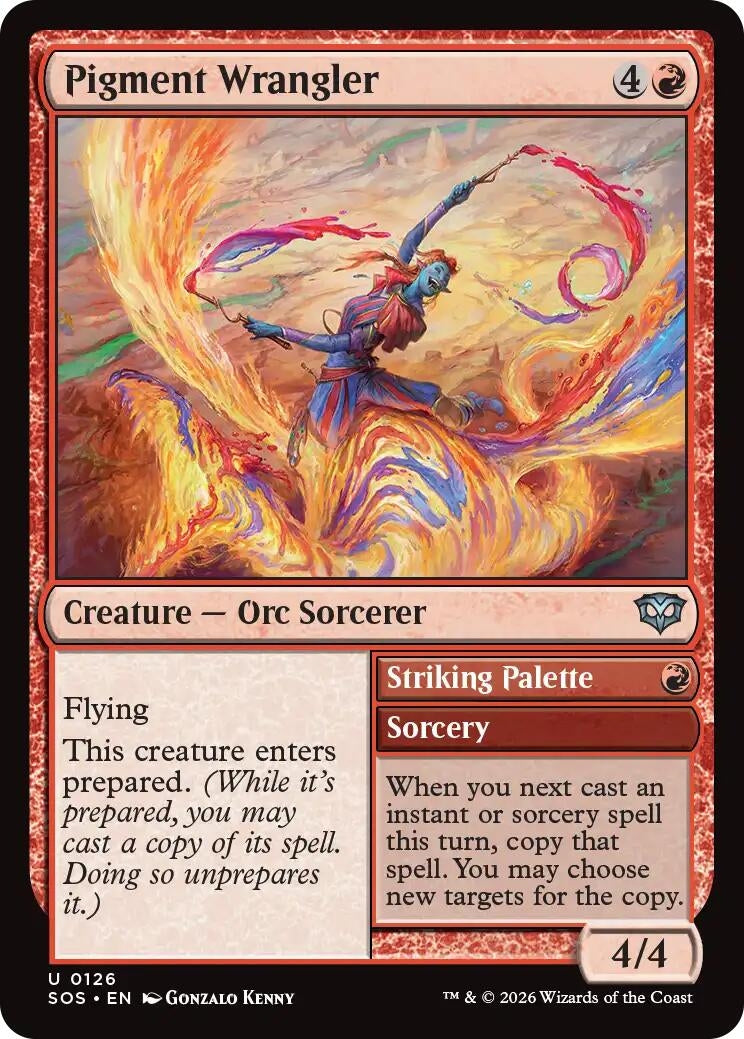Image for Pigment Wrangler (126) (Secrets of Strixhaven) - Magic: The Gathering